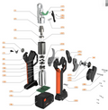 Kebtek- COMPONENTS for KT933 Electric Pruning Shear
