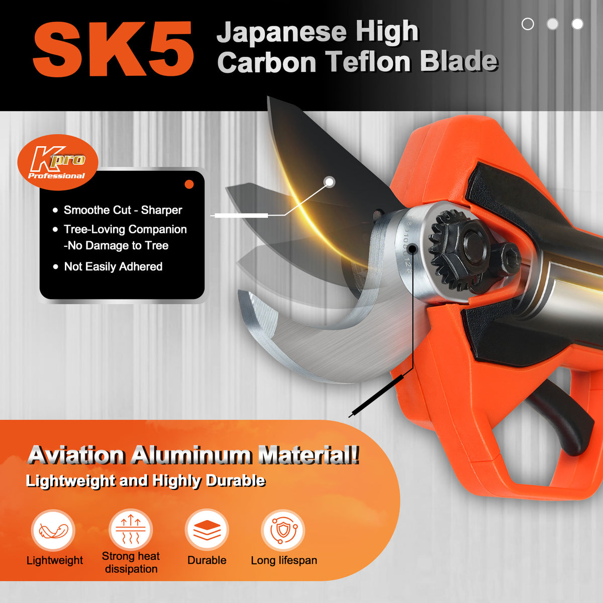 2025 New 16.8V 30MM Kpro Electric Pruner-KT9030