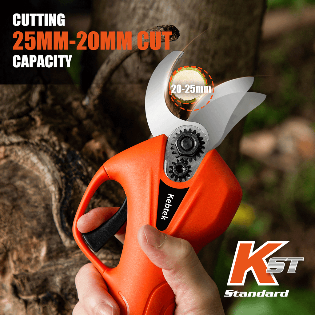 Battery operated pruning shears Cordless 2 Pack 2Ah Lithium Battery 25mm[1inch] Cutting diammeter Model NO:YDN-B007