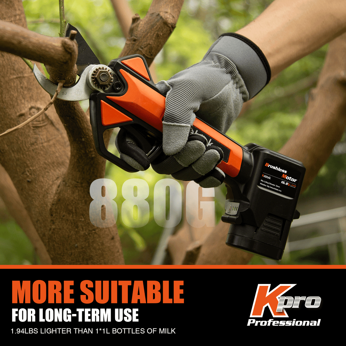 K-Pro 16.8V 30mm Cordless Pruner KT930