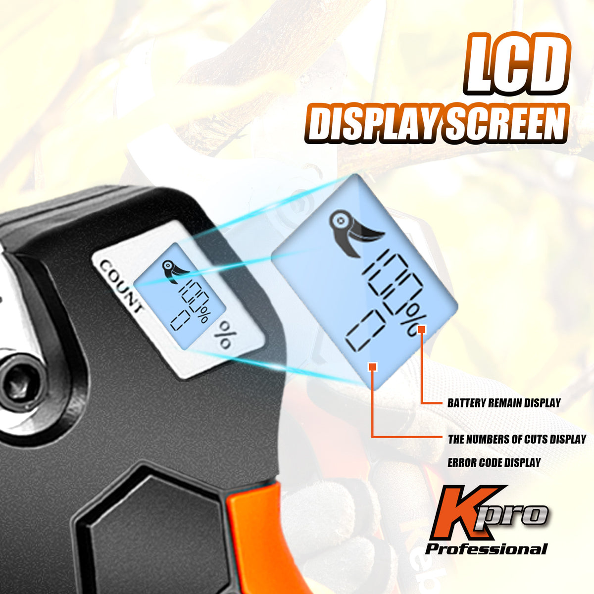 K-Pro 21V 40MM Electric Pruner KT940