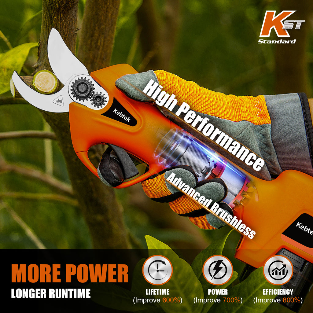Battery operated pruning shears Cordless 2 Pack 2Ah Lithium Battery 25mm[1inch] Cutting diammeter Model NO:YDN-B007