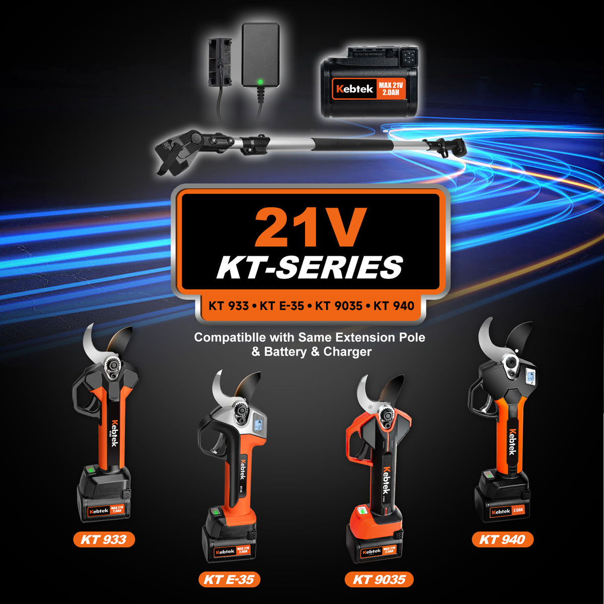 K-Pro 35MM 21V Electric Pruner KTE-35