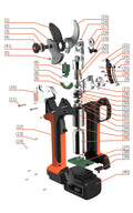 Kebtek- COMPONENTS for KTE-35 Electric Pruning Shear