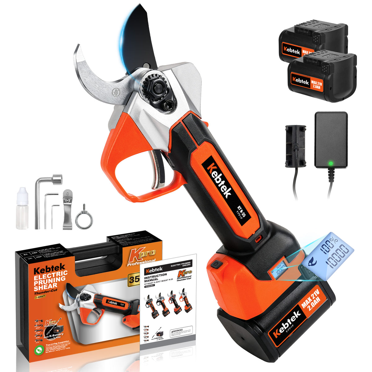 2026 NEW Kpro 21V 35MM  Electric Pruner KT N-35